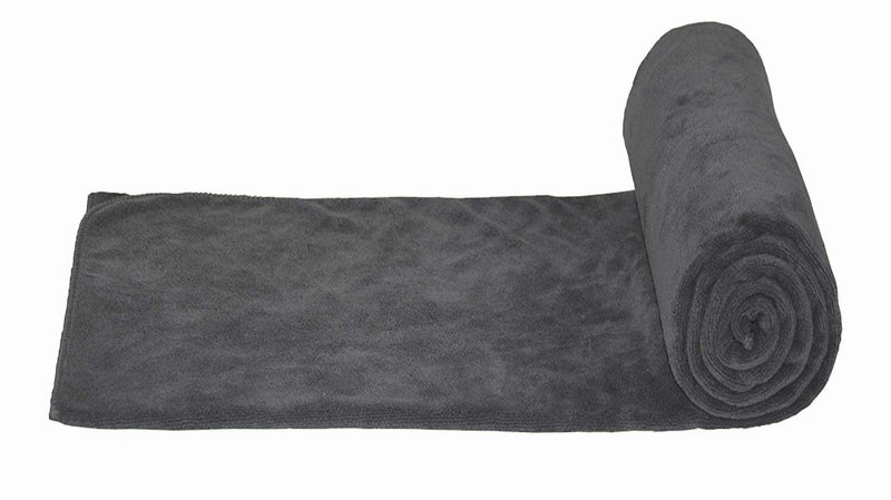 MYLSMPLE Microfiber Luxury Grey Bath Towel Extra Large Bath Sheet Beach Towel (36 Inch X 72 Inch, Grey) - Image 4